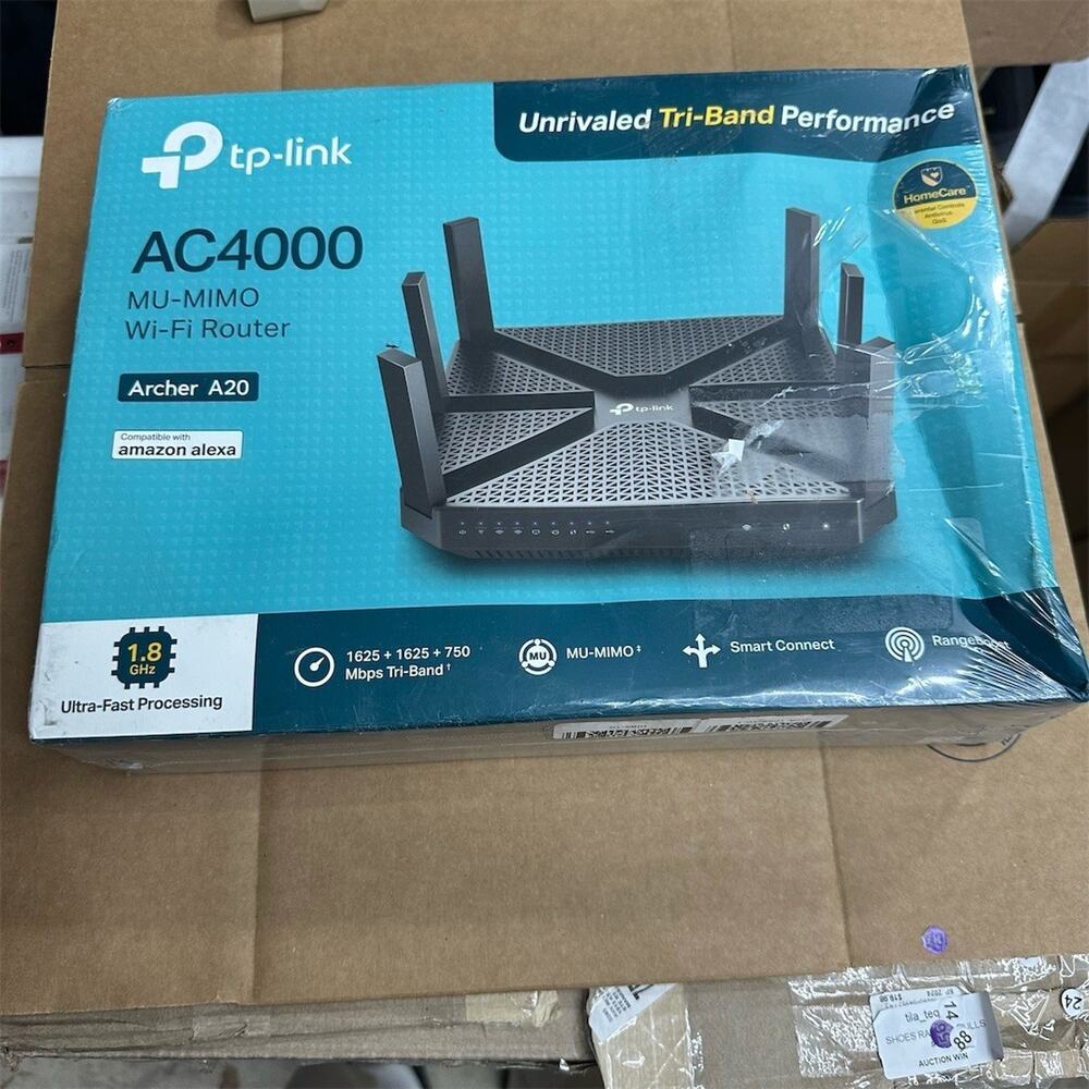 TP-Link Archer A20 AC4000 Tri-Band WiFi 5 Gigabit Wireless Router | New